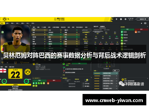 贝林厄姆对阵巴西的赛事数据分析与背后战术逻辑剖析